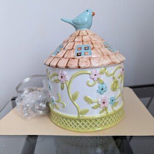 Pink Zebra Cottage Birdhouse Wax Melt simmer pot warmer